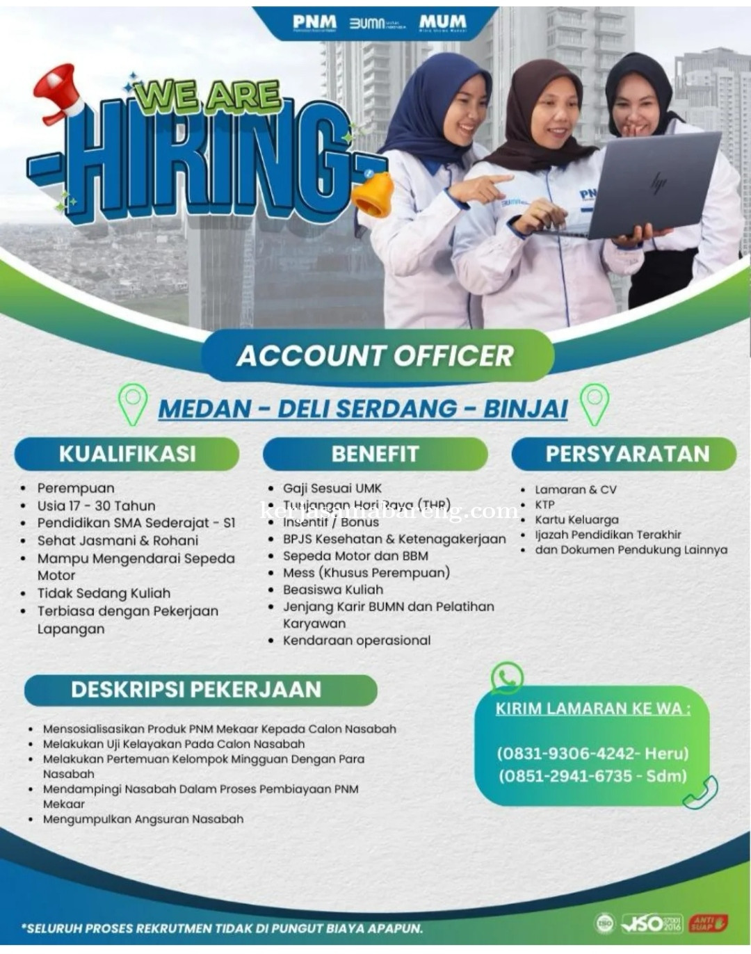 Lowongan Kerja Account Officer