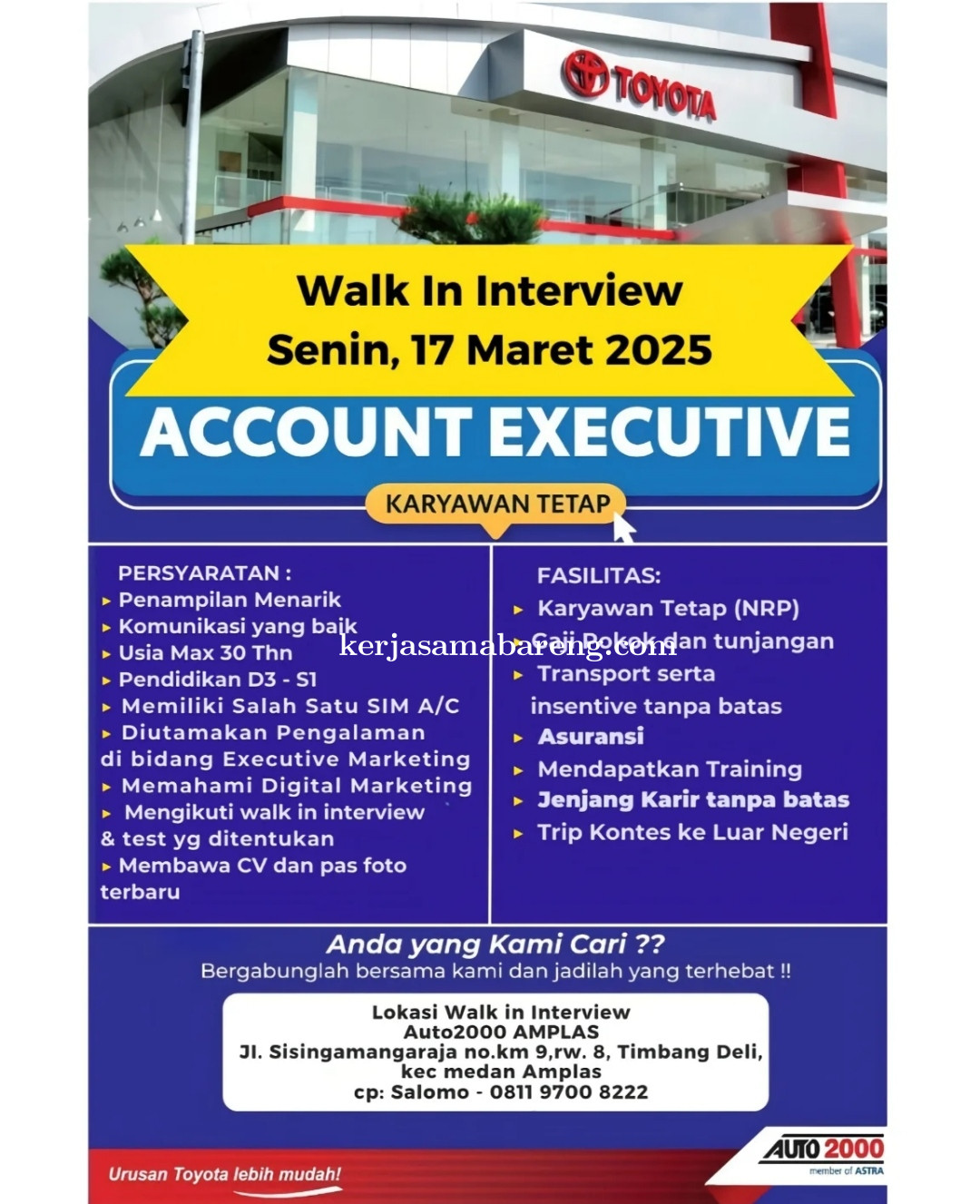 Lowongan Kerja Account Executive