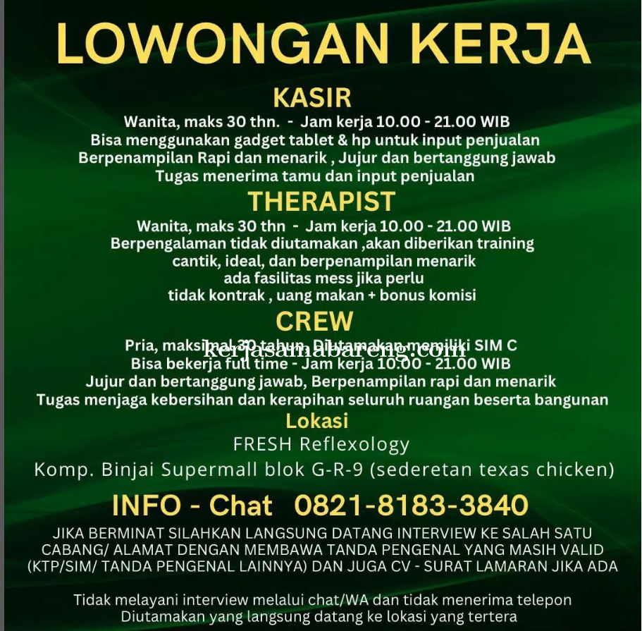 Lowongan Kerja
